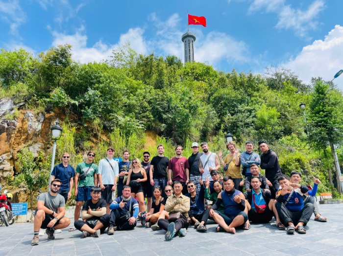 Lung Cu Flag Tower at the northernmost point of Vietnam