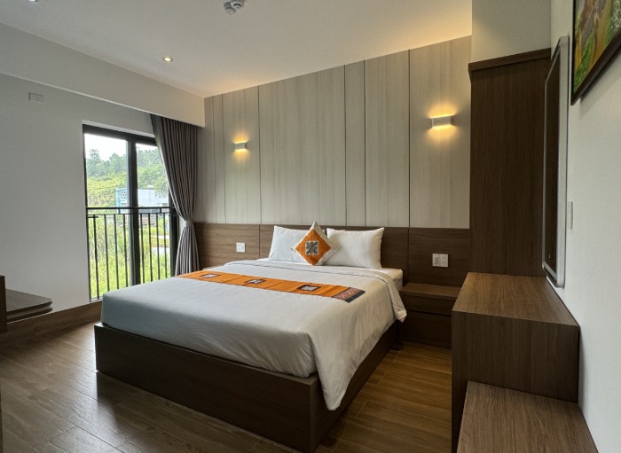 quiet room at ha giang hostel