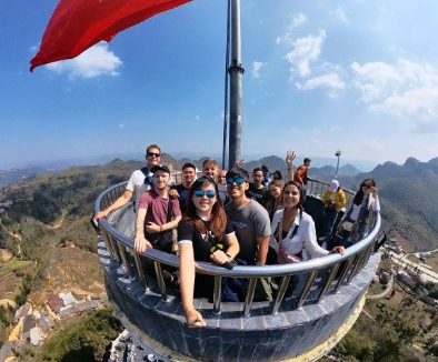 Panorama of Lung Cu flagpole